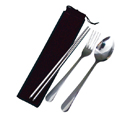 絨布餐具組匙叉19cm筷(3入)
